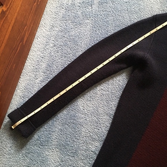 Primark Cardigan. Open Front. Navy & Maroon. NWOT - Picture 9 of 15